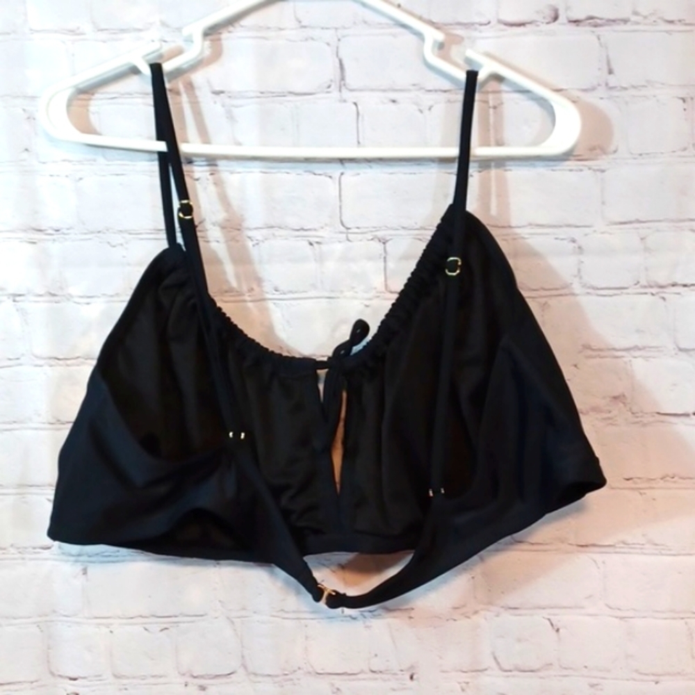 Time &True Black Woman's Crop   Top New No‎ Tags 3XL